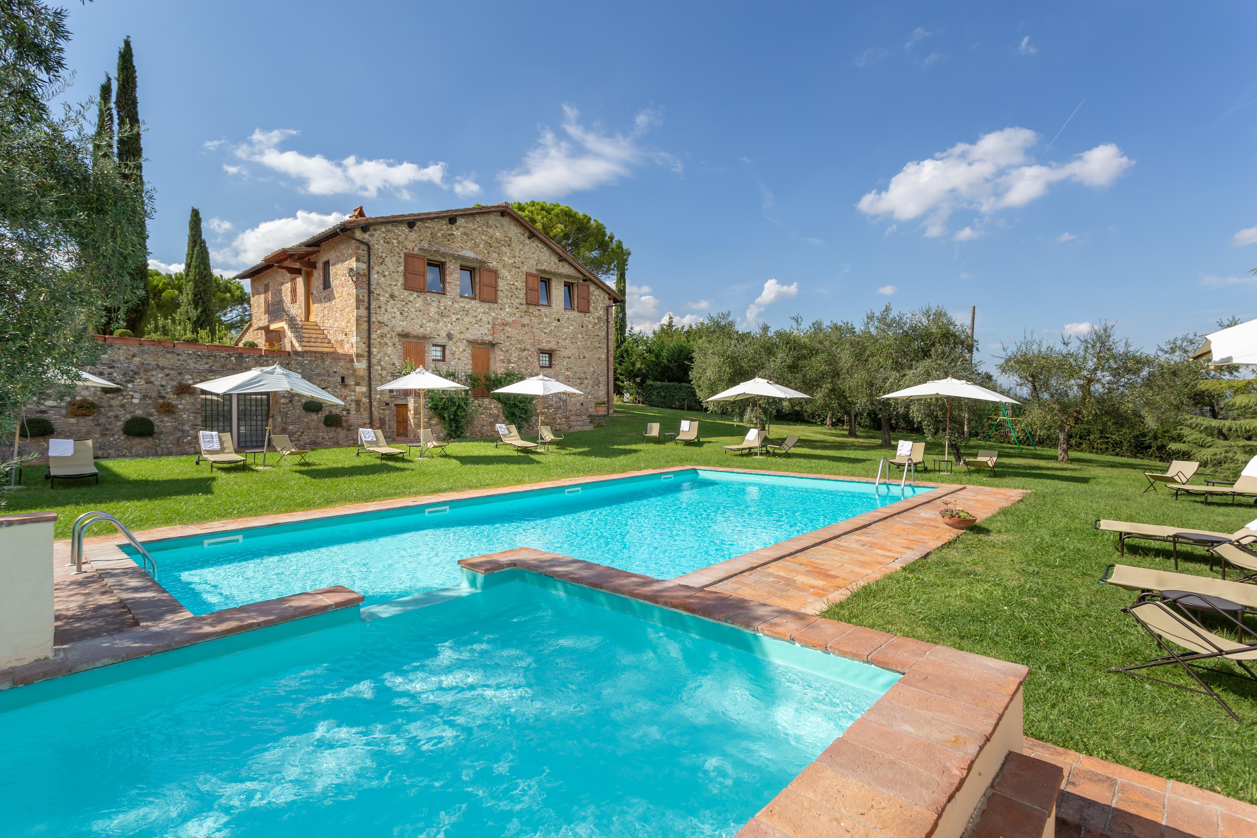 Tavarnelle Val di Pesa Fattoria Quercetoゲストハウス エクステリア 写真