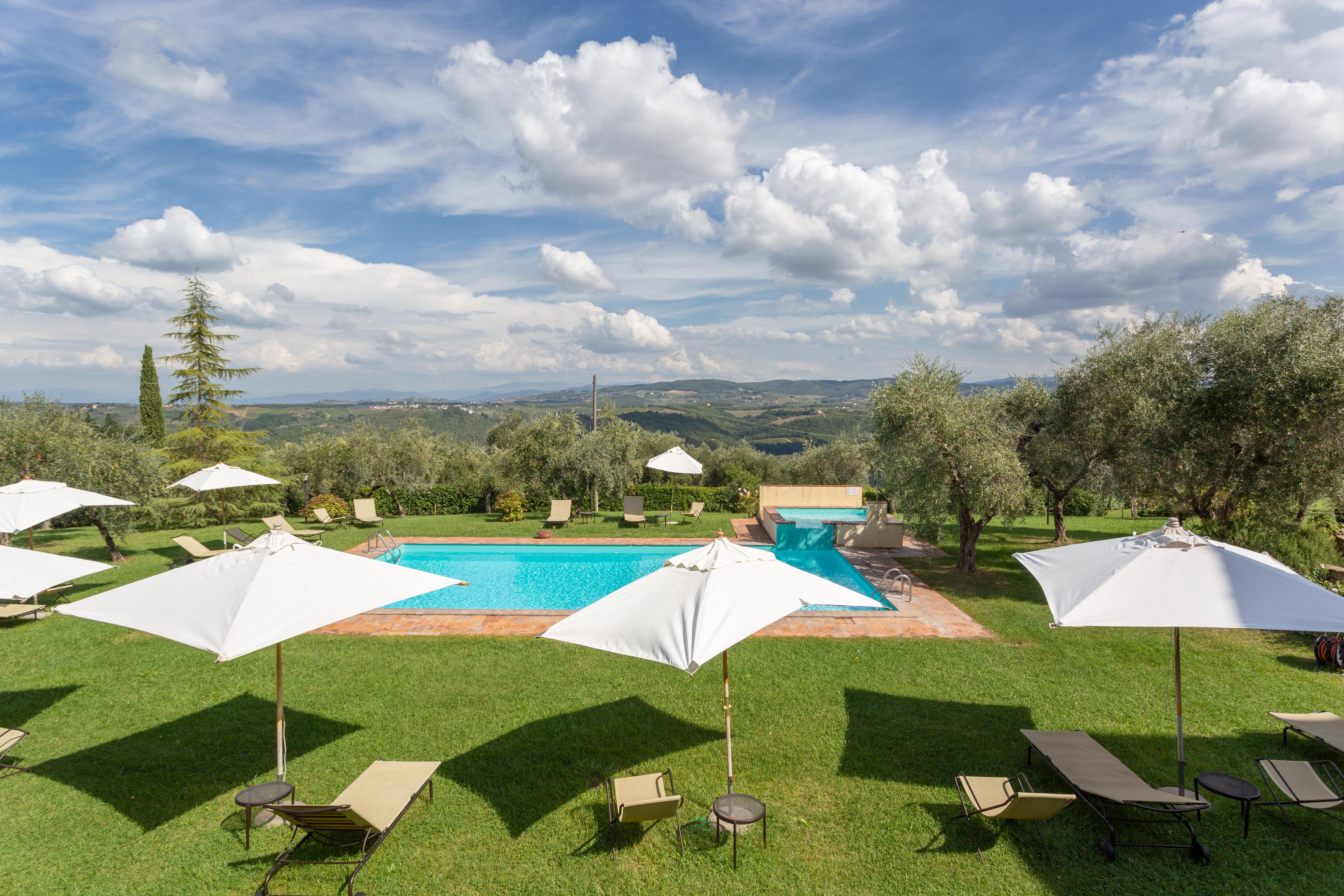 Tavarnelle Val di Pesa Fattoria Quercetoゲストハウス エクステリア 写真