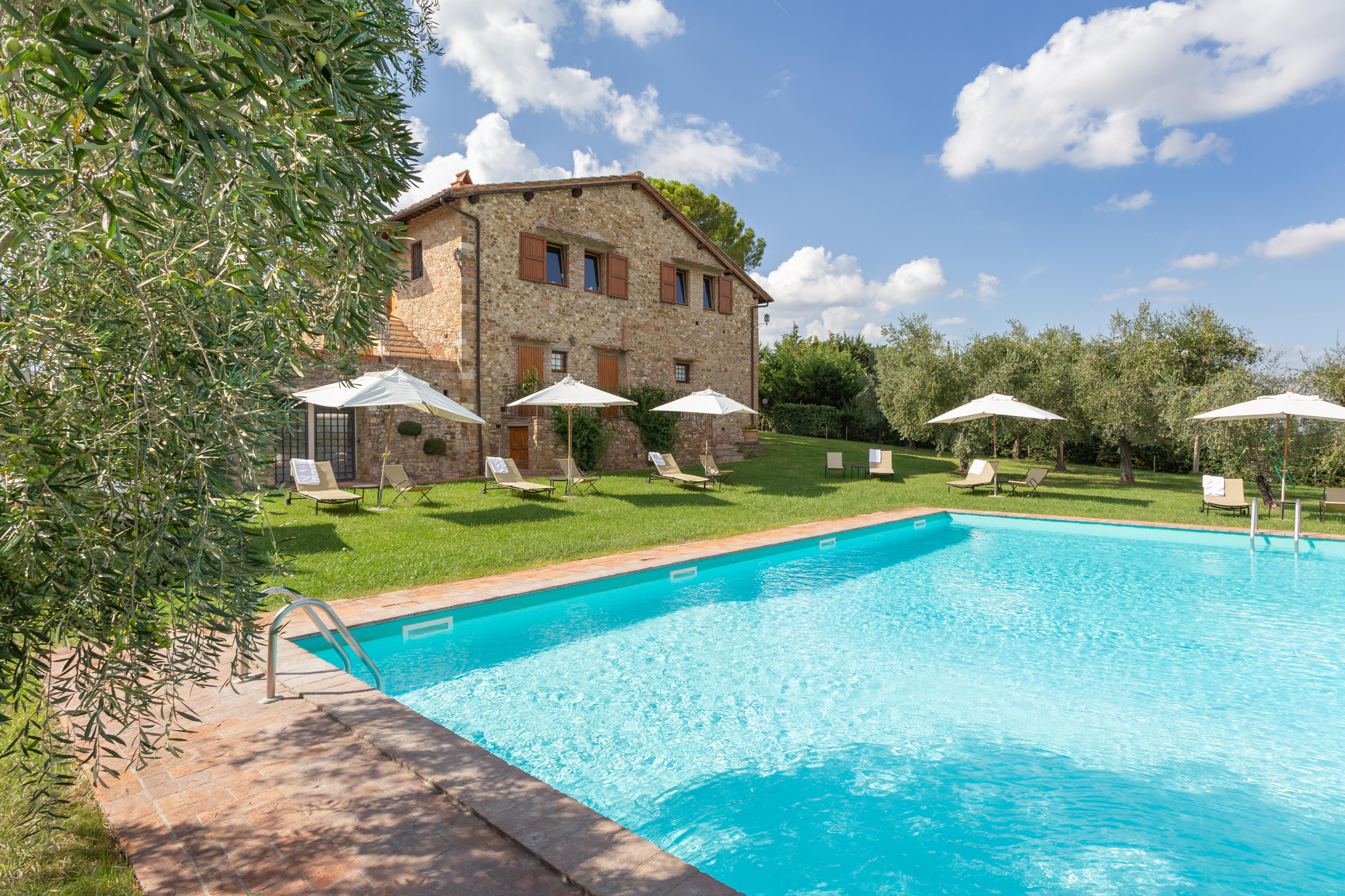 Tavarnelle Val di Pesa Fattoria Quercetoゲストハウス エクステリア 写真
