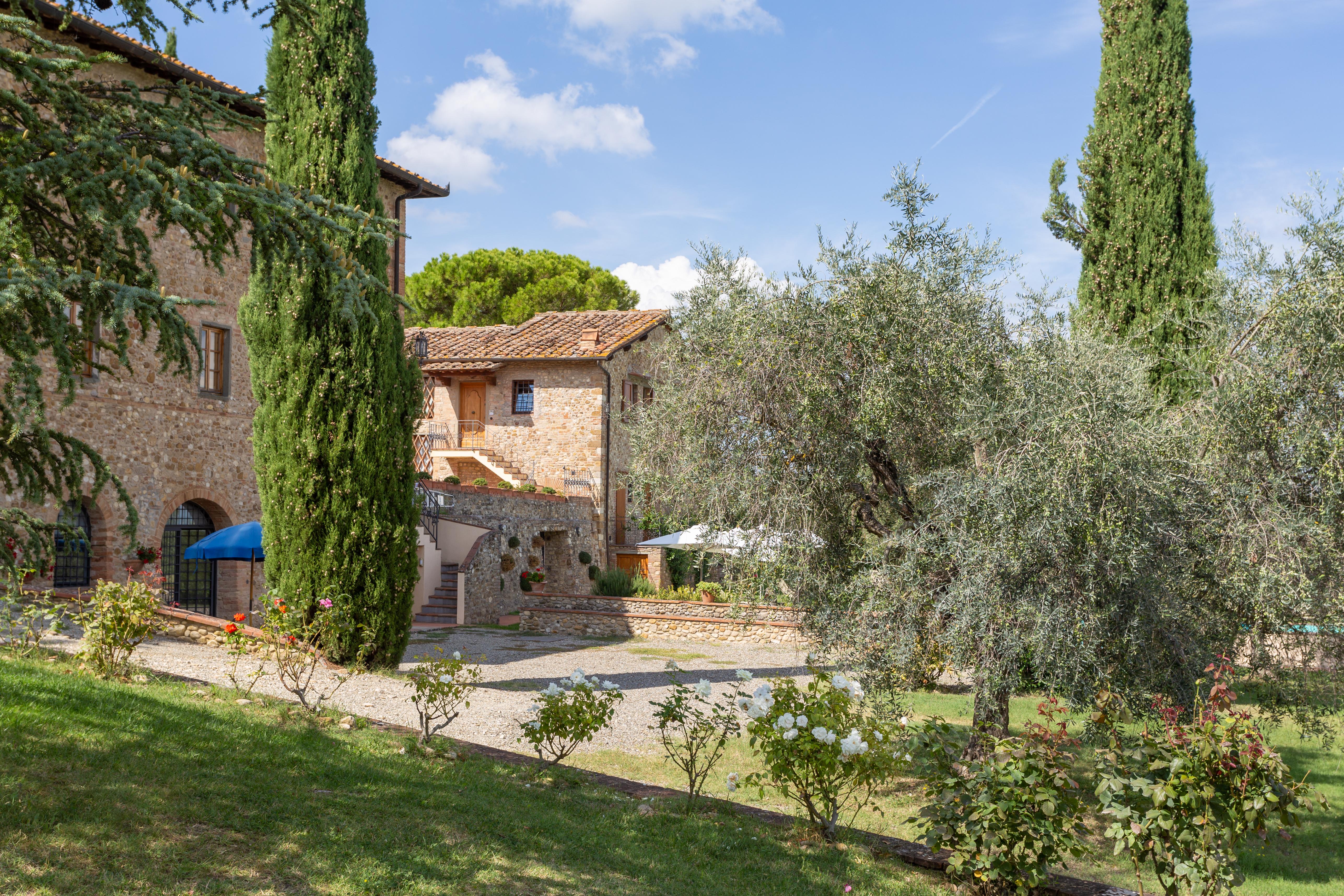 Tavarnelle Val di Pesa Fattoria Quercetoゲストハウス エクステリア 写真