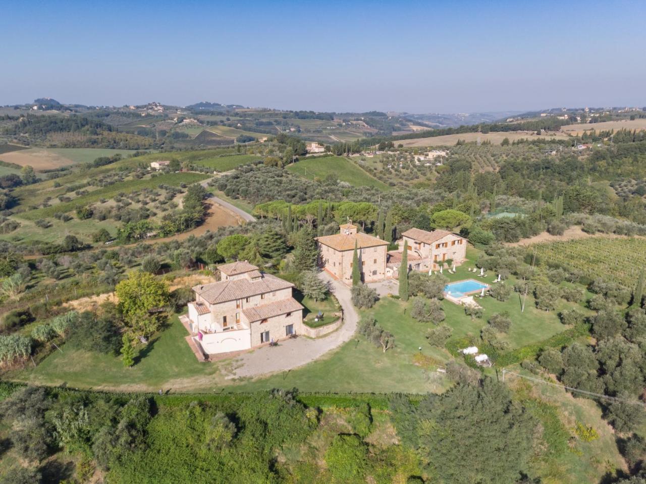 Tavarnelle Val di Pesa Fattoria Quercetoゲストハウス エクステリア 写真