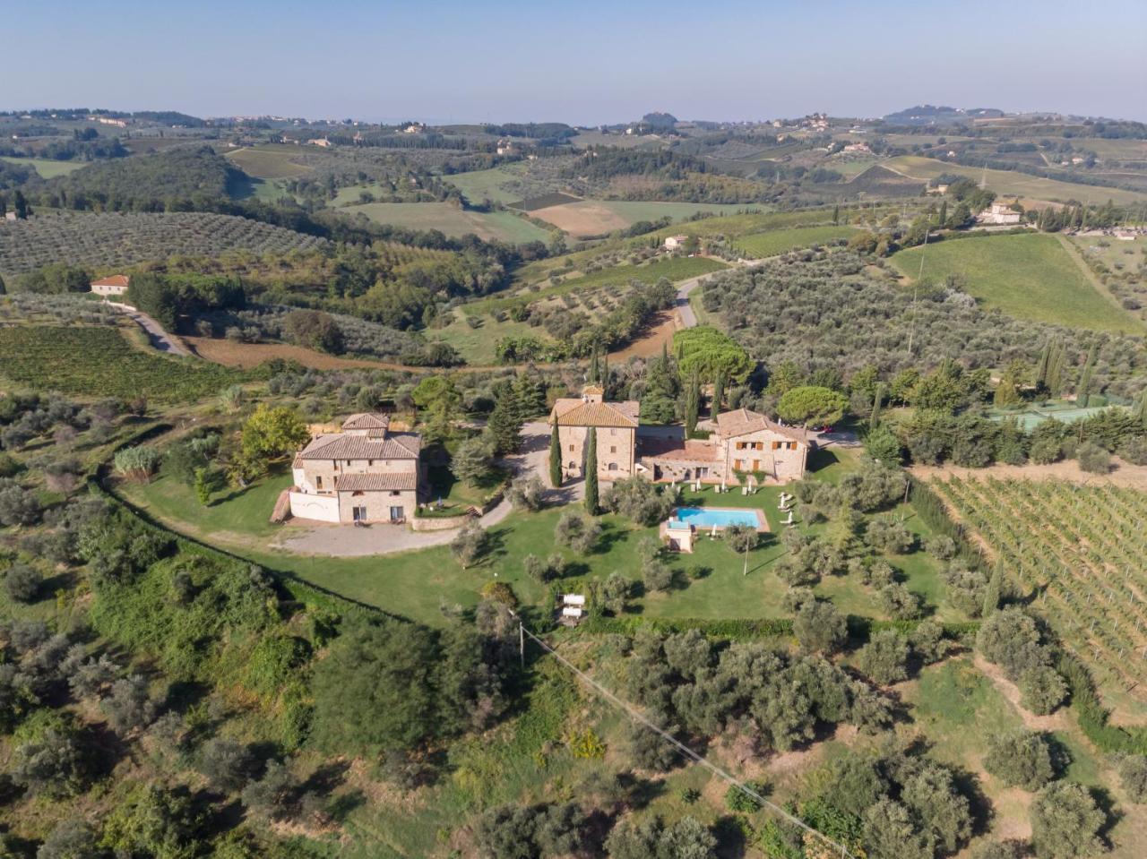 Tavarnelle Val di Pesa Fattoria Quercetoゲストハウス エクステリア 写真