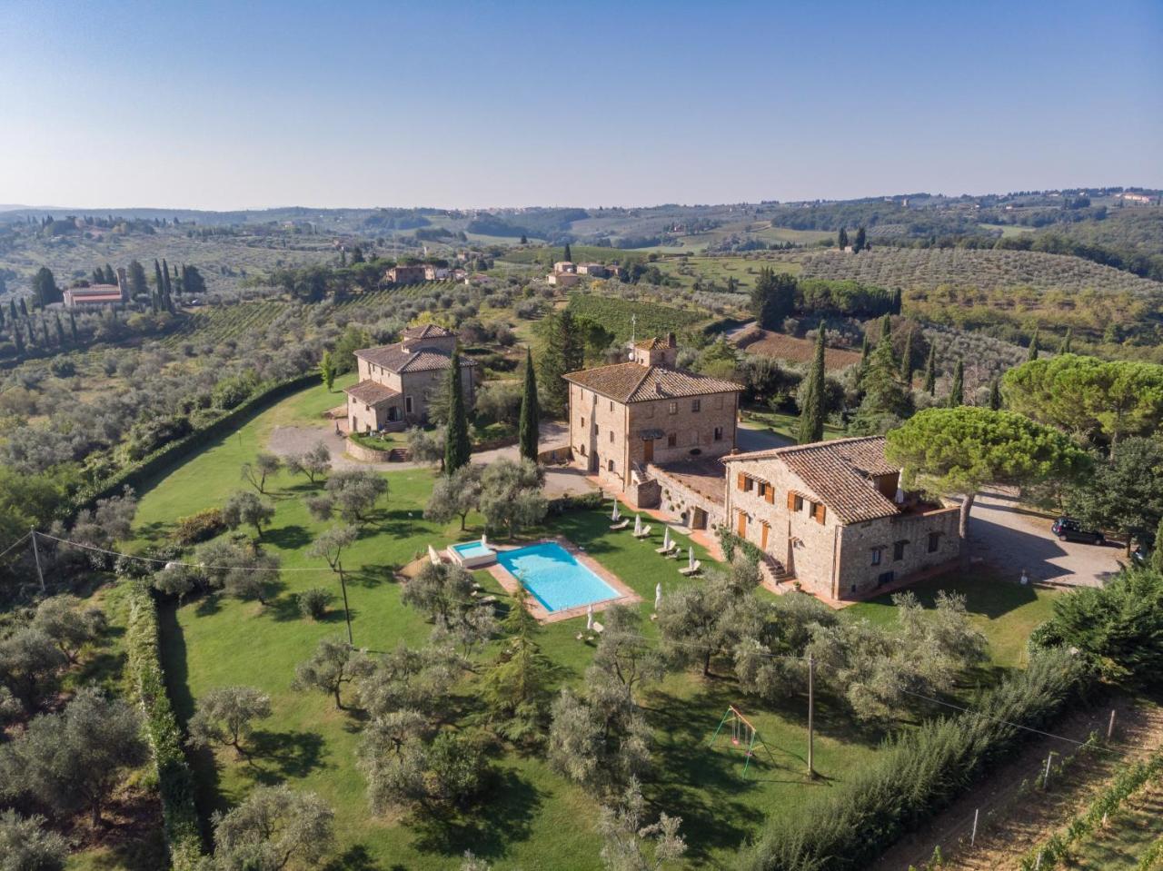 Tavarnelle Val di Pesa Fattoria Quercetoゲストハウス エクステリア 写真